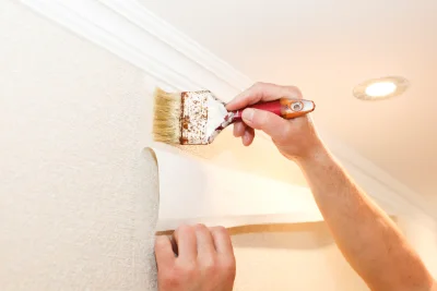 Pose de papier peint à Baladou — revêtements muraux et toiles de verre
